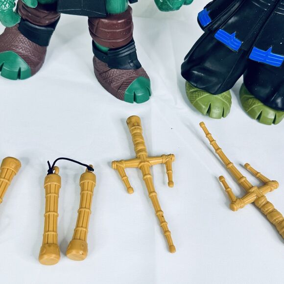 Teenage Mutant Ninja Turtles TMNT Dojo Training set Raphael, Michaelangelo Leo - Picture 9 of 12